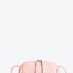 Bottega Veneta Concert Pouch pink Intrecciato front view