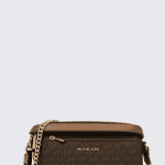Michael Kors Slater Sling Pack Brown Acorn front view