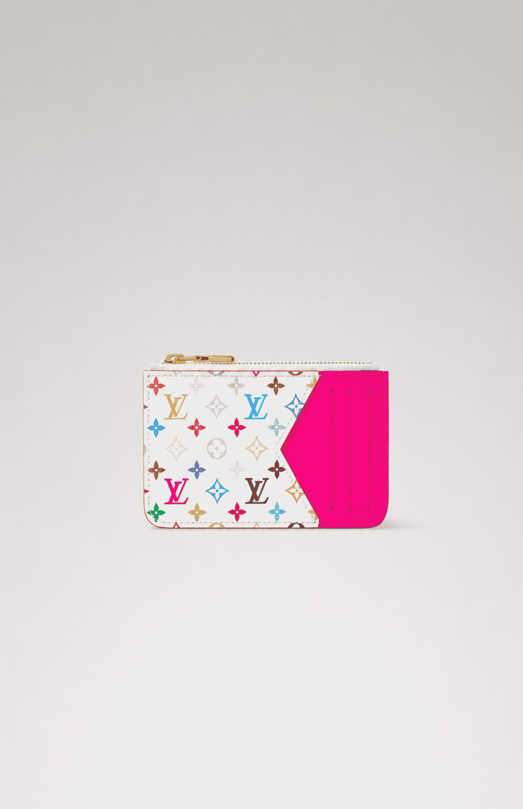 LV x TM Romy Card Holder front view