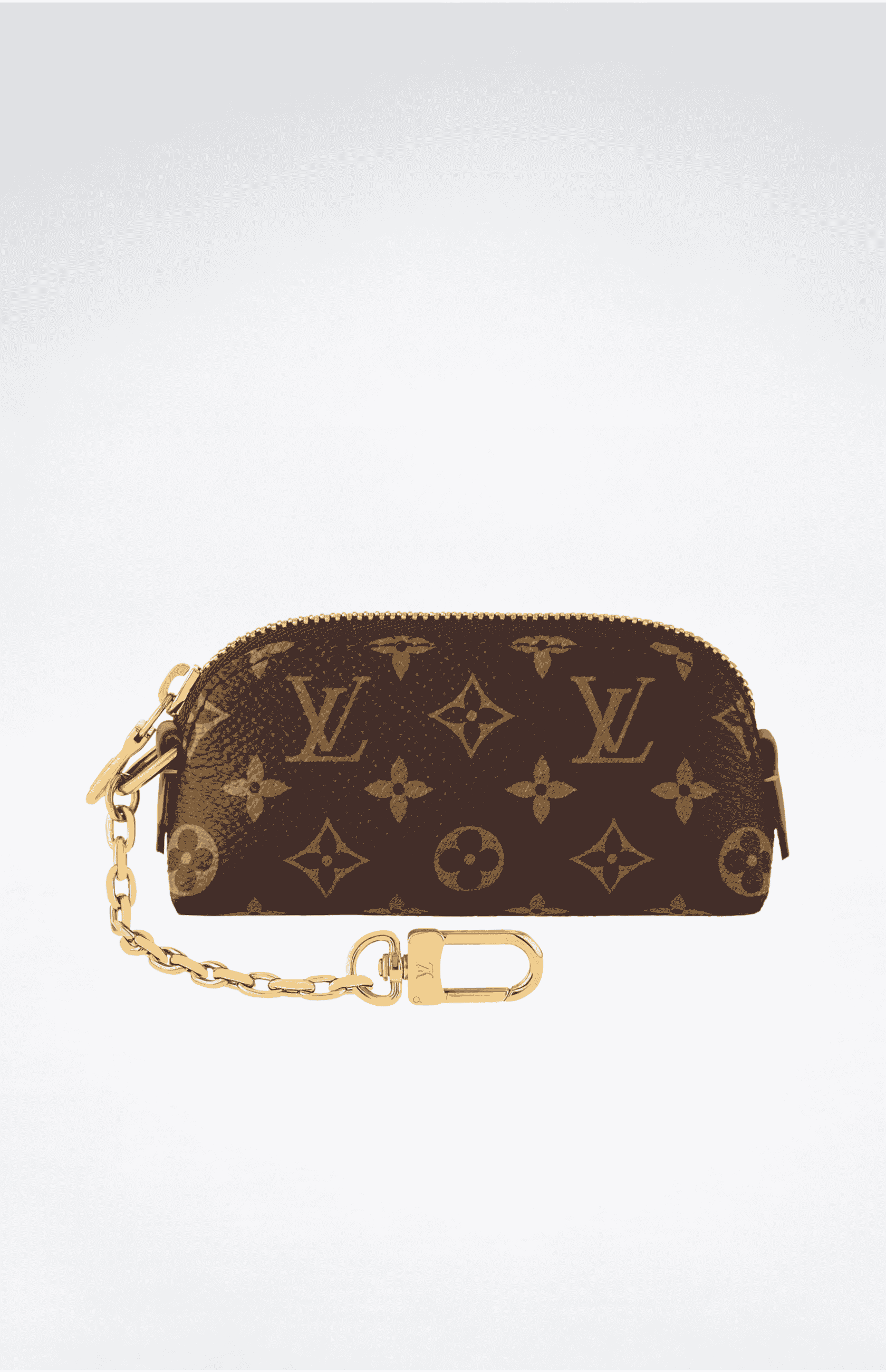 Louis Vuitton Cosmetic Lipstick Pouch in Monogram canvas with gold-tone hardware